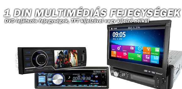 1 DIN Multimédiás