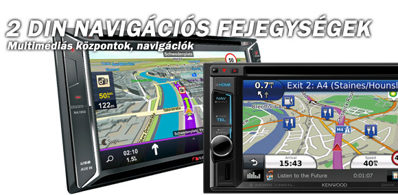 2 DIN Navigációs