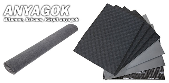 Anyagok, Bitumen, Kárpit