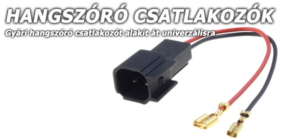 Autóhangszóró csatlakozók