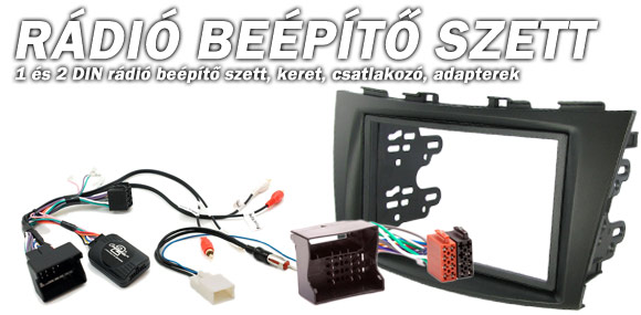 Rádió beépítő szett